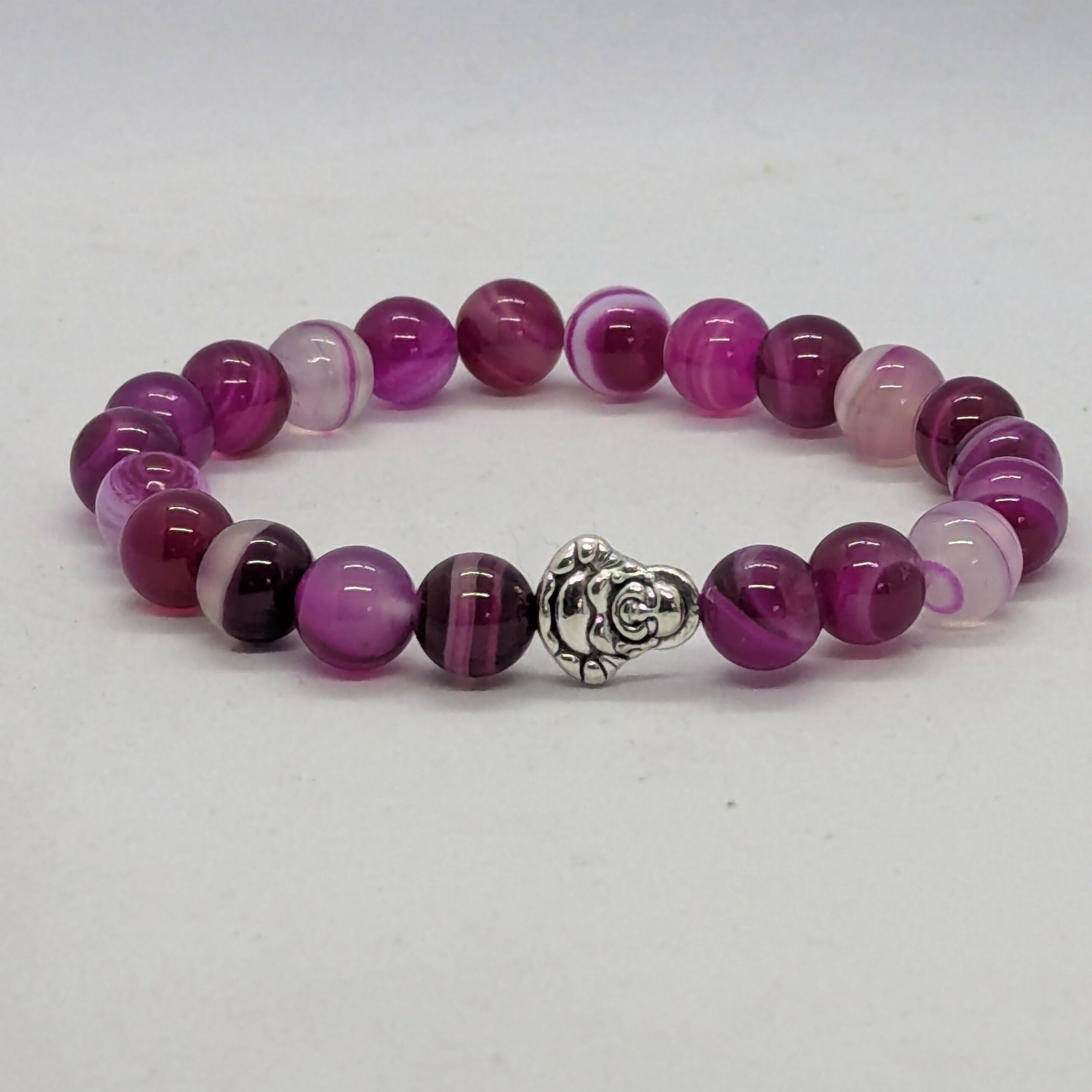 bracelet agate rose