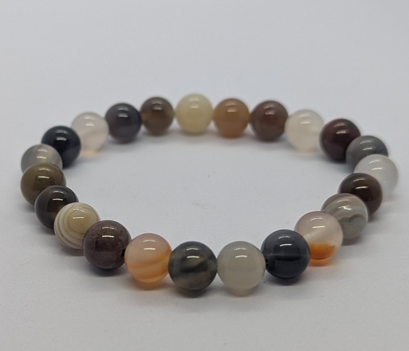 Bracelet agate de Botswana