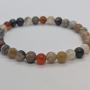 Bracelet agate de Botswana, pierre du réconfort.