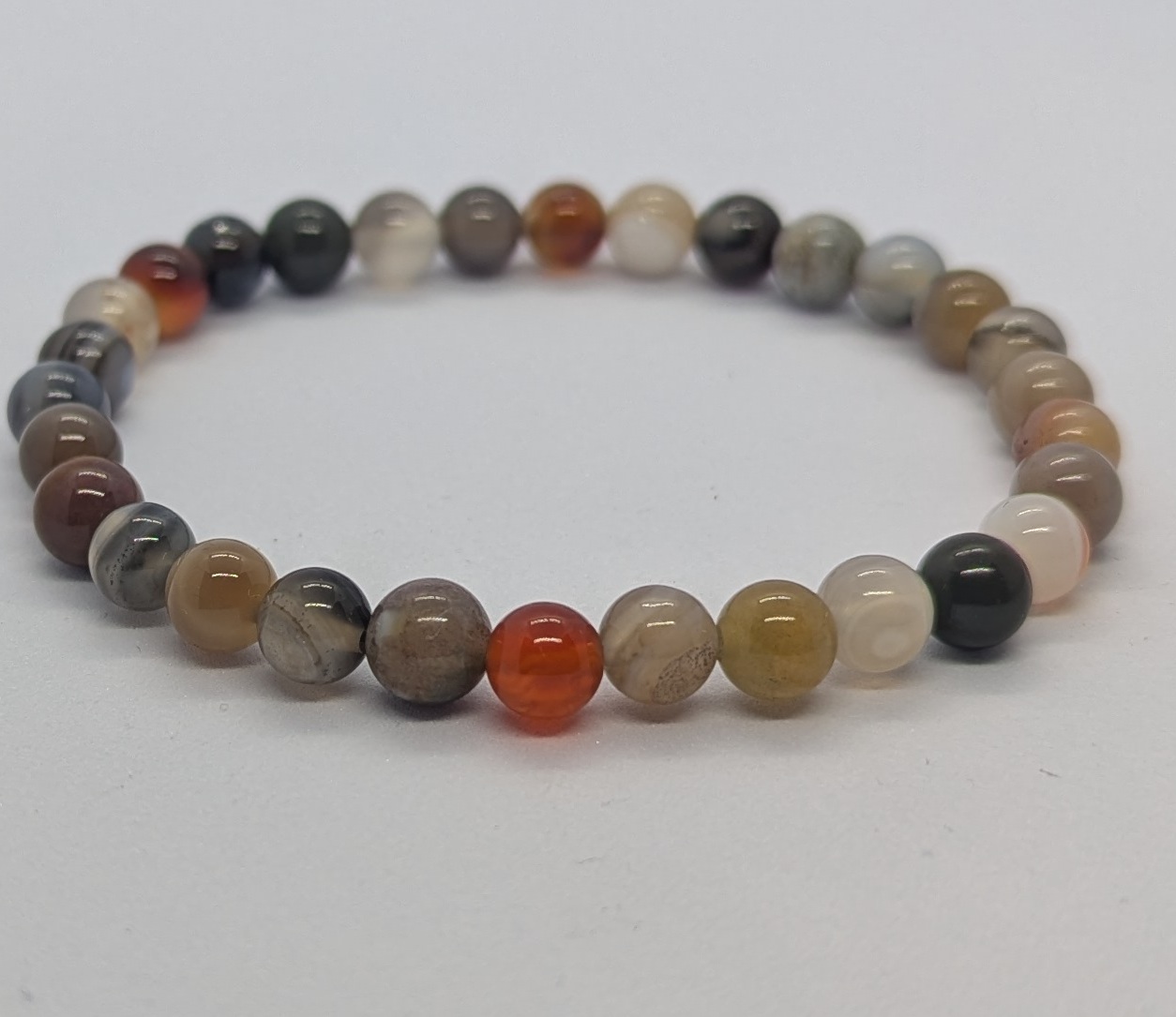 Bracelet agate de Botswana (2)