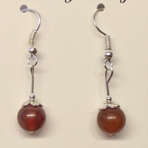 Boucles d&rsquo;oreilles ambre