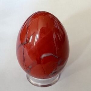 Oeuf jaspe rouge