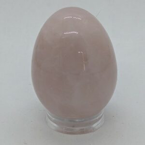 Oeuf quartz rose, pierre de l&rsquo;amour.