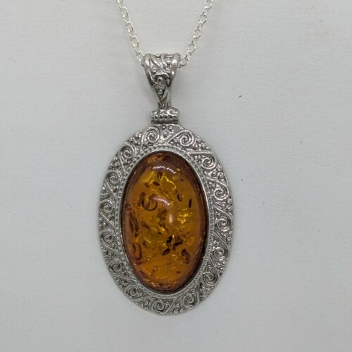 pendentif ambre