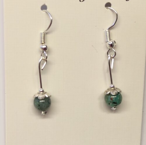 Boucles d'oreilles chrysocolle