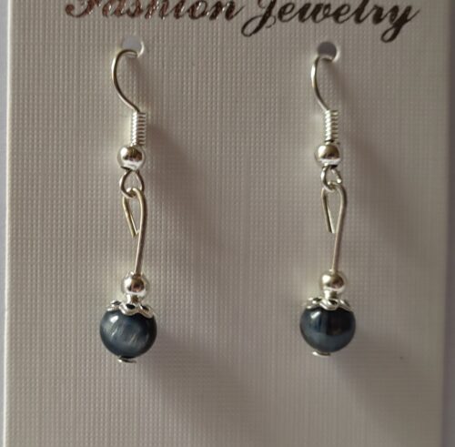 Boucles d'oreilles cyanite
