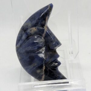Lune sodalite, pierre de la clarté mentale.