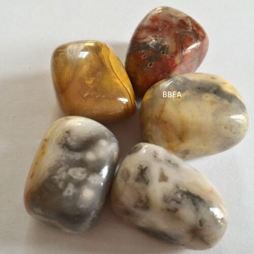 Pierre roulée agate crazy lace, pierre de la bonne humeur.