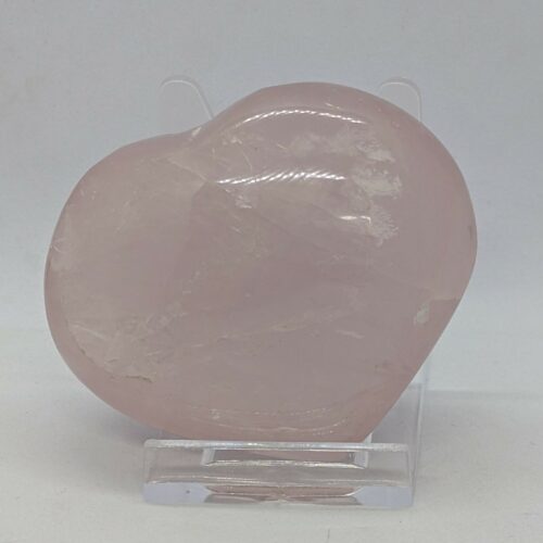 Coeur quartz rose, pierre de l’amour.