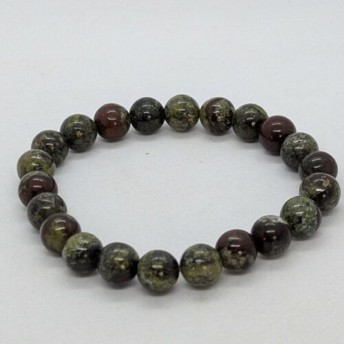Bracelet jaspe sang de dragon, pierre des projets.