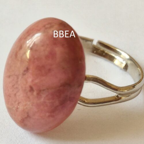 Bague en rhodochrosite, pierre contre la jalousie