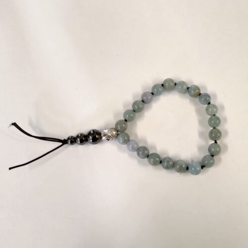 Bracelet homme aigue-marine , pierre d’apaisement.