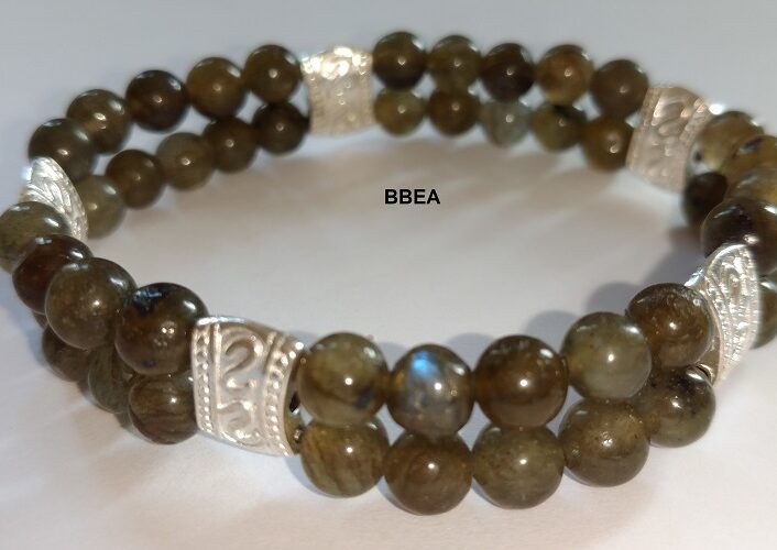 Bracelet double Labradorite