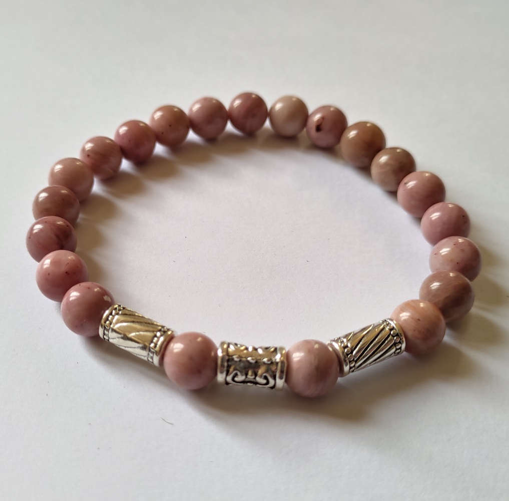 Bracelet homme Rhodochrosite