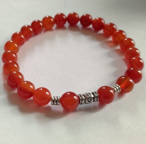 Bracelet homme cornaline