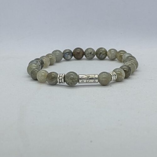 Bracelet homme labradorite, pierre de protection.