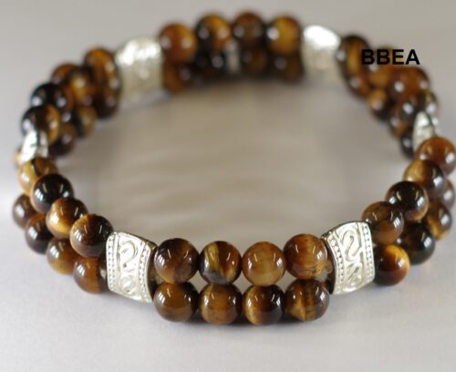 Bracelet oeil tigre double