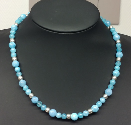 Collier Aigue-marine