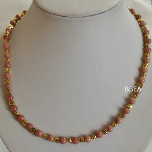 collier rhodochrosite