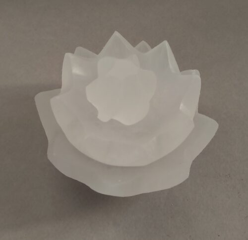 Fleur de lotus sélénite