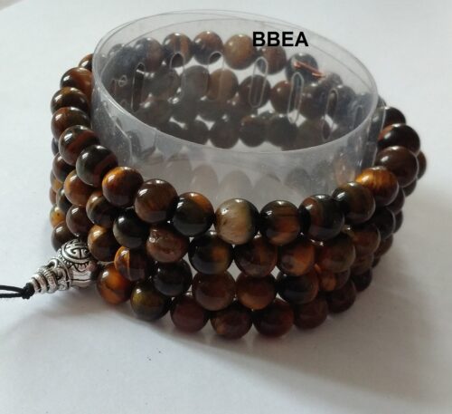 Mala Tibétain oeil de tigre