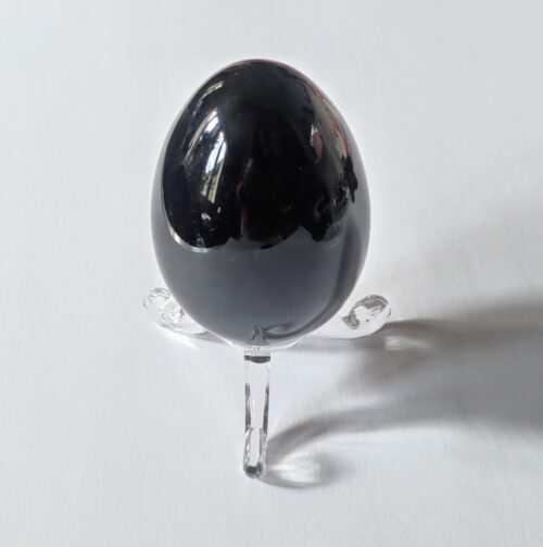 Oeuf obsidienne noire