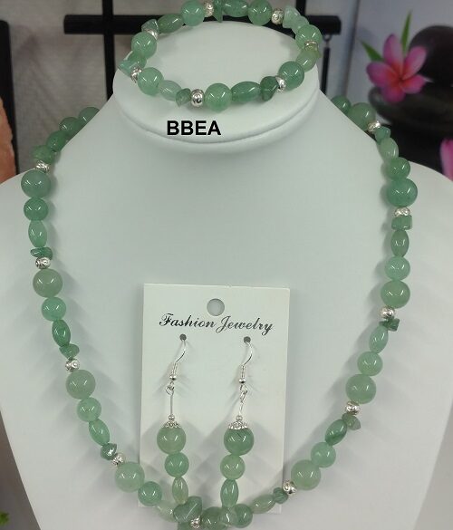 Parure Aventurine verte