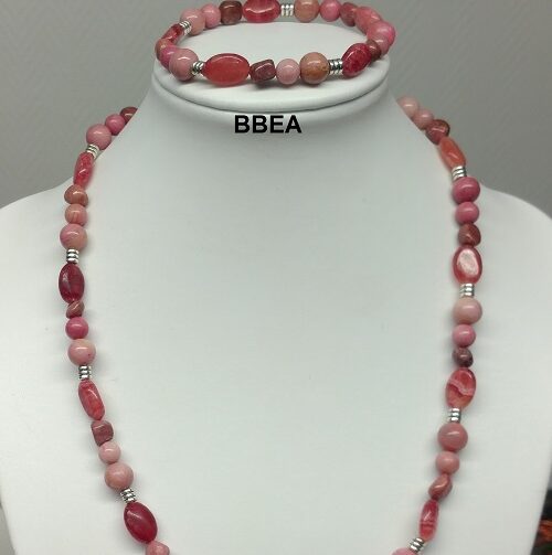 Parure Rhodochrosite