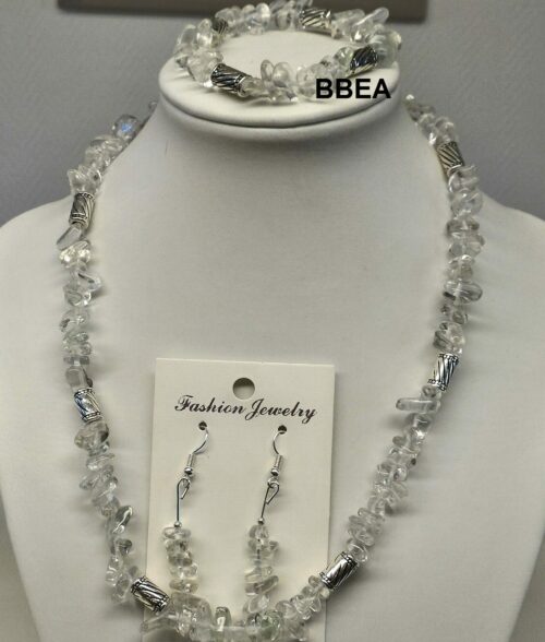 parure cristal de roche