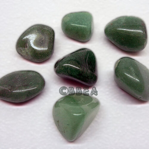 Pierre roulée aventurine verte, pierre du self-contrôle.