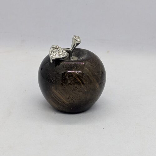 Pomme en oeil de Tigre, pierre de protection.