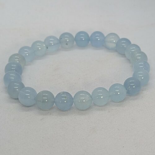 Bracelet calcite bleue, pierre de la détente.