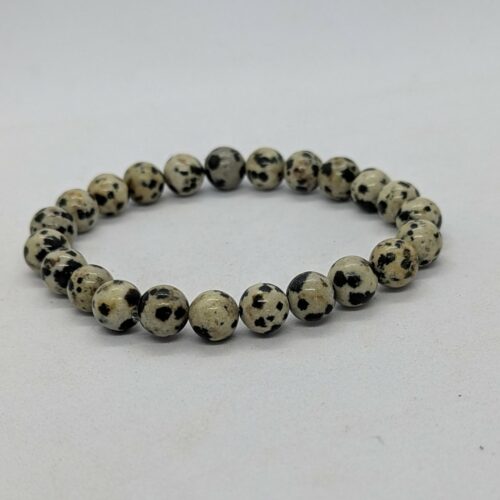 Bracelet jaspe dalmatien