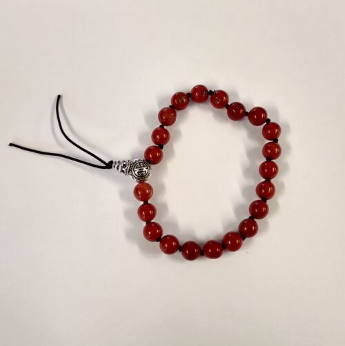 Bracelet Tibétain Jaspe rouge
