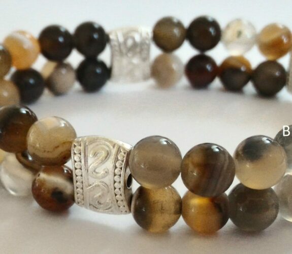 bracelet agate de botswana
