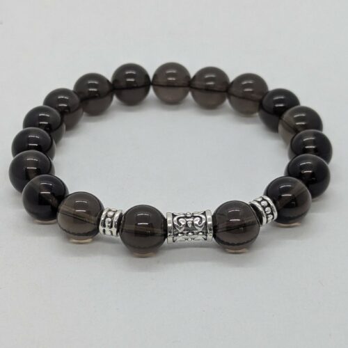 Bracelet homme quartz fumé