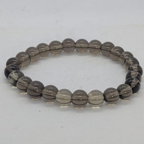 Bracelet quartz fumé, pierre de la lucidité.