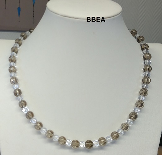 Collier Quartz fumé