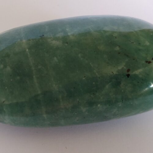 Galet amazonite, pierre du stress.