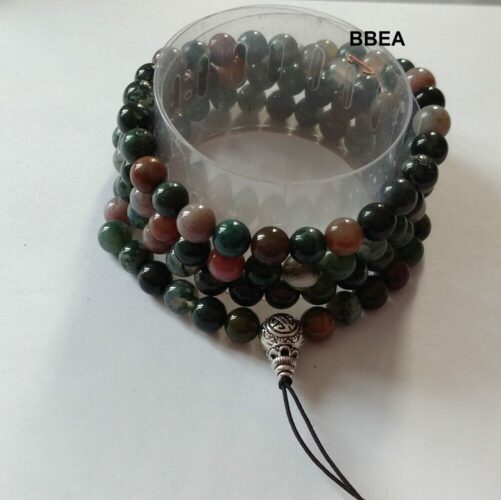 Mala Tibétain Agate indienne (2)