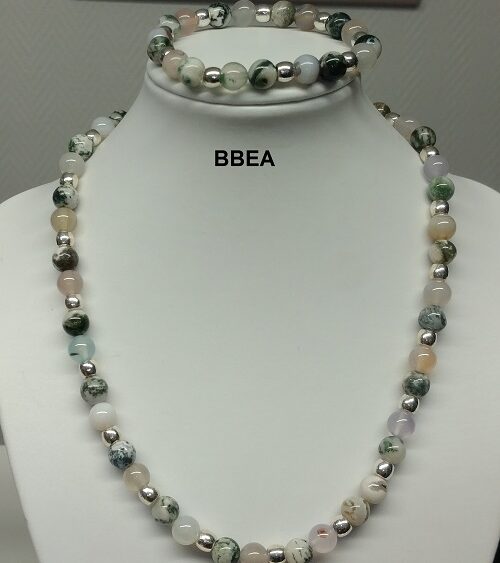 Parure Agate arbre
