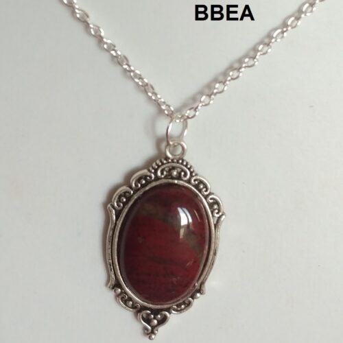 Pendentif jaspe Breschia, pierre d’ancrage.