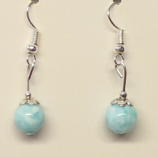 Boucles d'oreilles Larimar