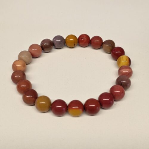 Bracelet jaspe mokaïte, pierre de vitalité.
