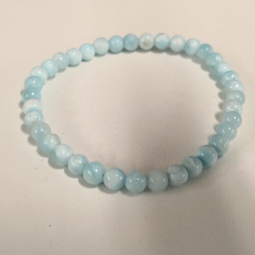 Bracelet larimar, pierre de communication.