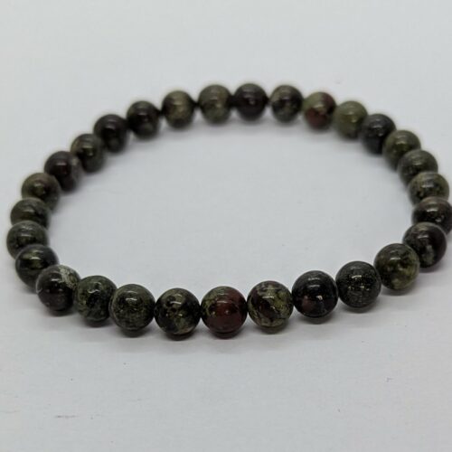 Bracelet jaspe héliotrope, pierre de vitalité.