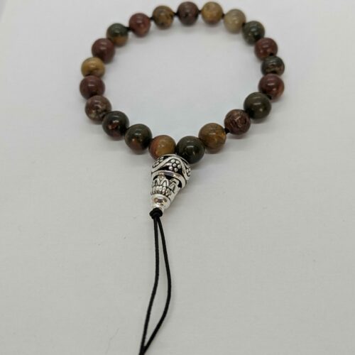bracelet tibétain jaspe picasso